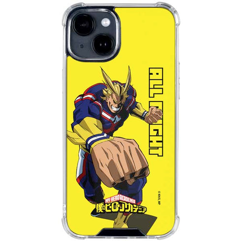 My Hero Academia All Might Season 5 iPhone 14 Clear Case